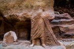 old petra staues eroded
