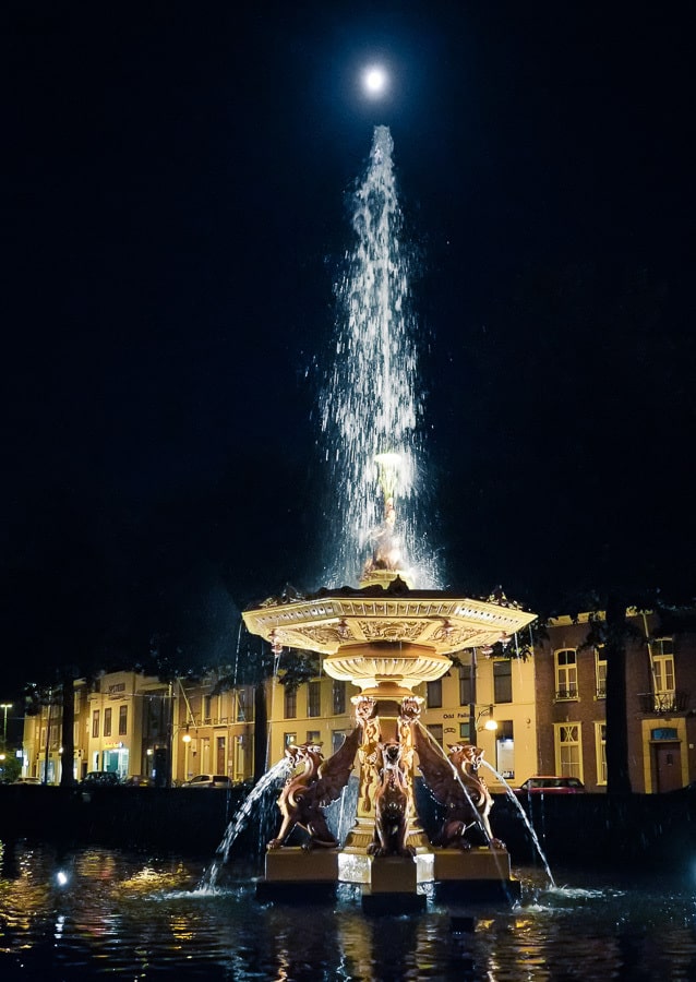 nachtfoto lauwersgracht arnhem